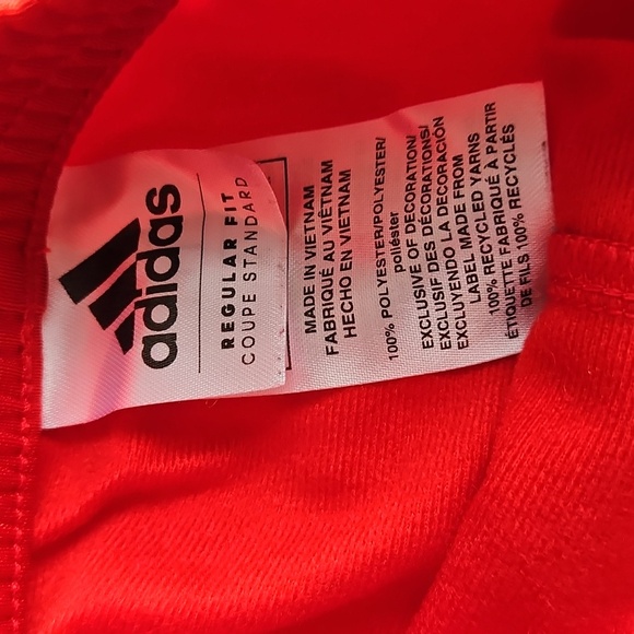 2/$15 Adidas - Kids Red Track Pants - Size 3T - Picture 4 of 5